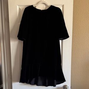 Zara Black Velvet Dress NWT